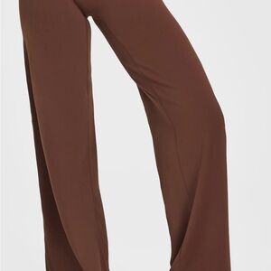 Oner Active Espresso Brown Soft Motion Straight Leg Pants Length Regular
